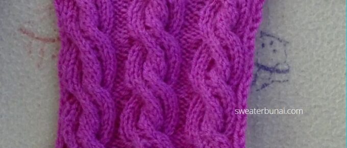 cable knitting pattern by sunayana negi