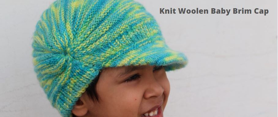 Knit Woolen Baby Brim Cap | 5 साल के बच्चे की ऊन की टोपी की बुनाई