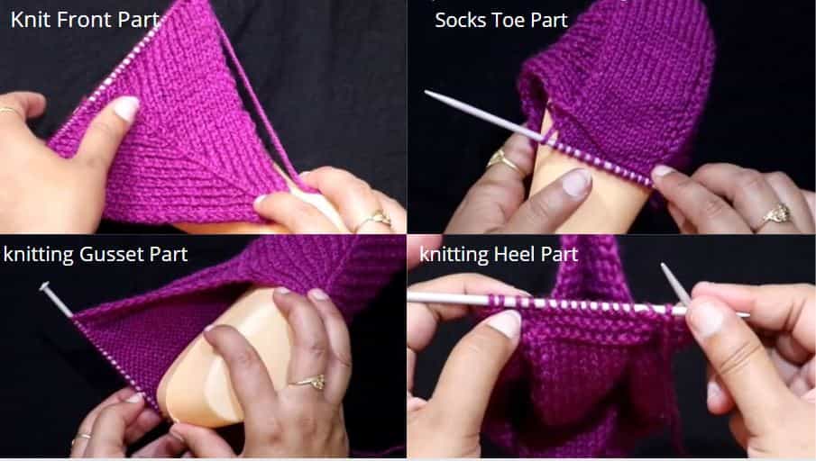 learn to knit punjabi jutti style socks