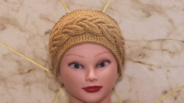 Free Cable Knitted Headband for Women