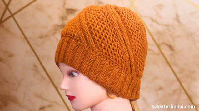 Easy Knit Hat Pattern for Men and Women