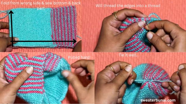 How to sew socks