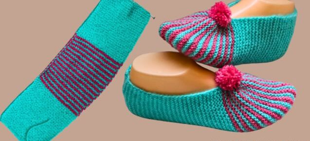 Women's Slipper Socks Knitting Pattern Free