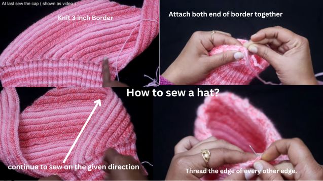 Sew a hat for beginners.