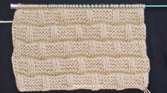 Tieback Knit Stitch Pattern